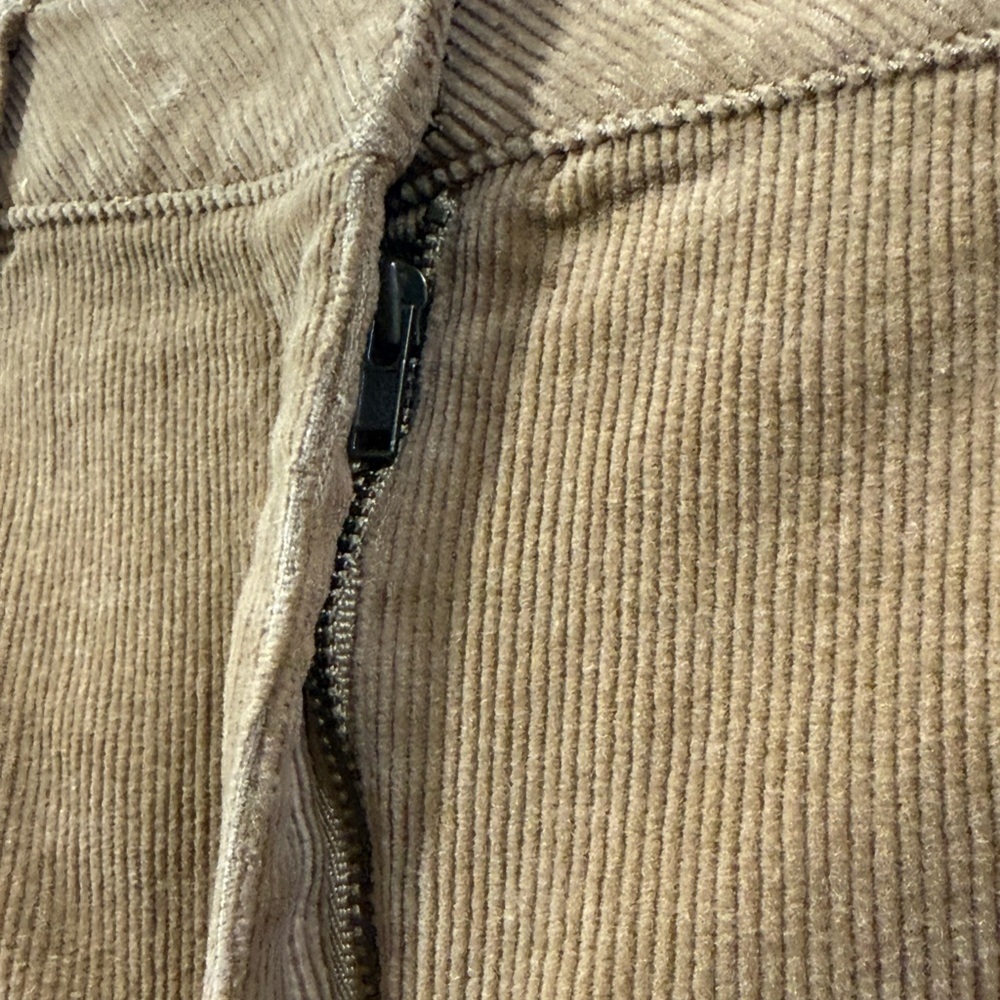 LL Bean Classic Fit Skirt Women’s Size 18 Tan Corduroy Hip Pocket Preppy - Picture 3 of 9